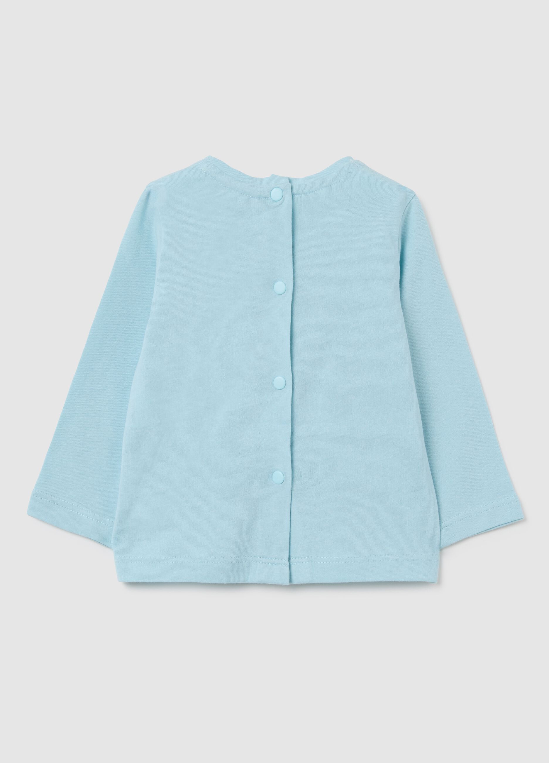 Girls' pure cotton azure regular fit top