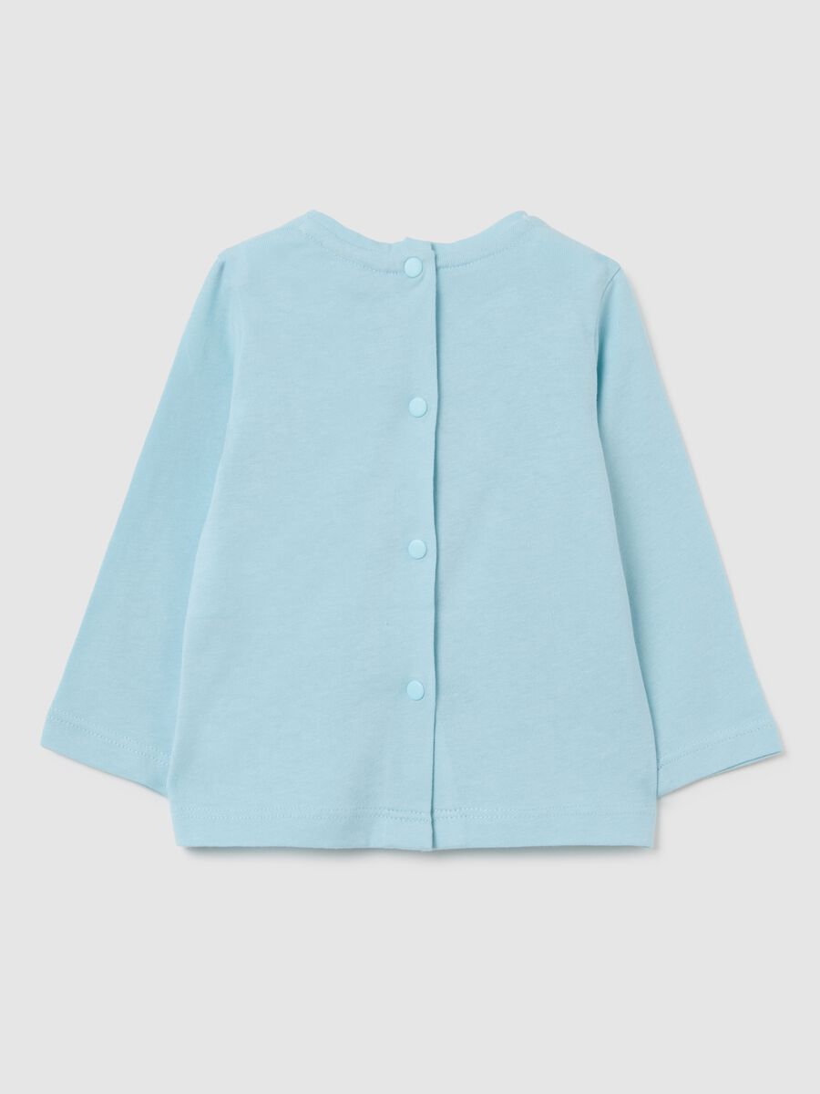 Girls' pure cotton azure regular fit top_1