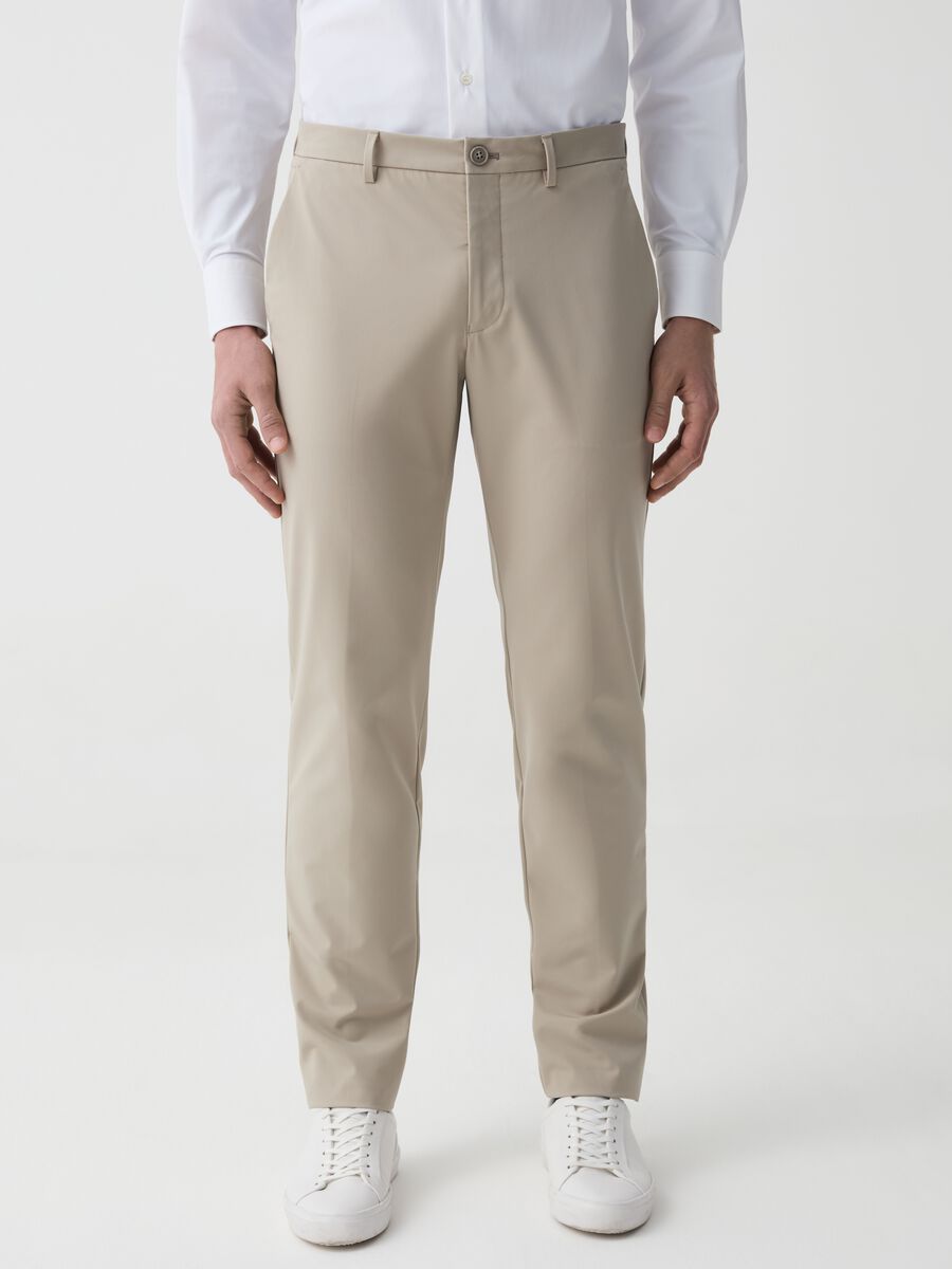 Pantalone slim fit stretch OVS Tech_1