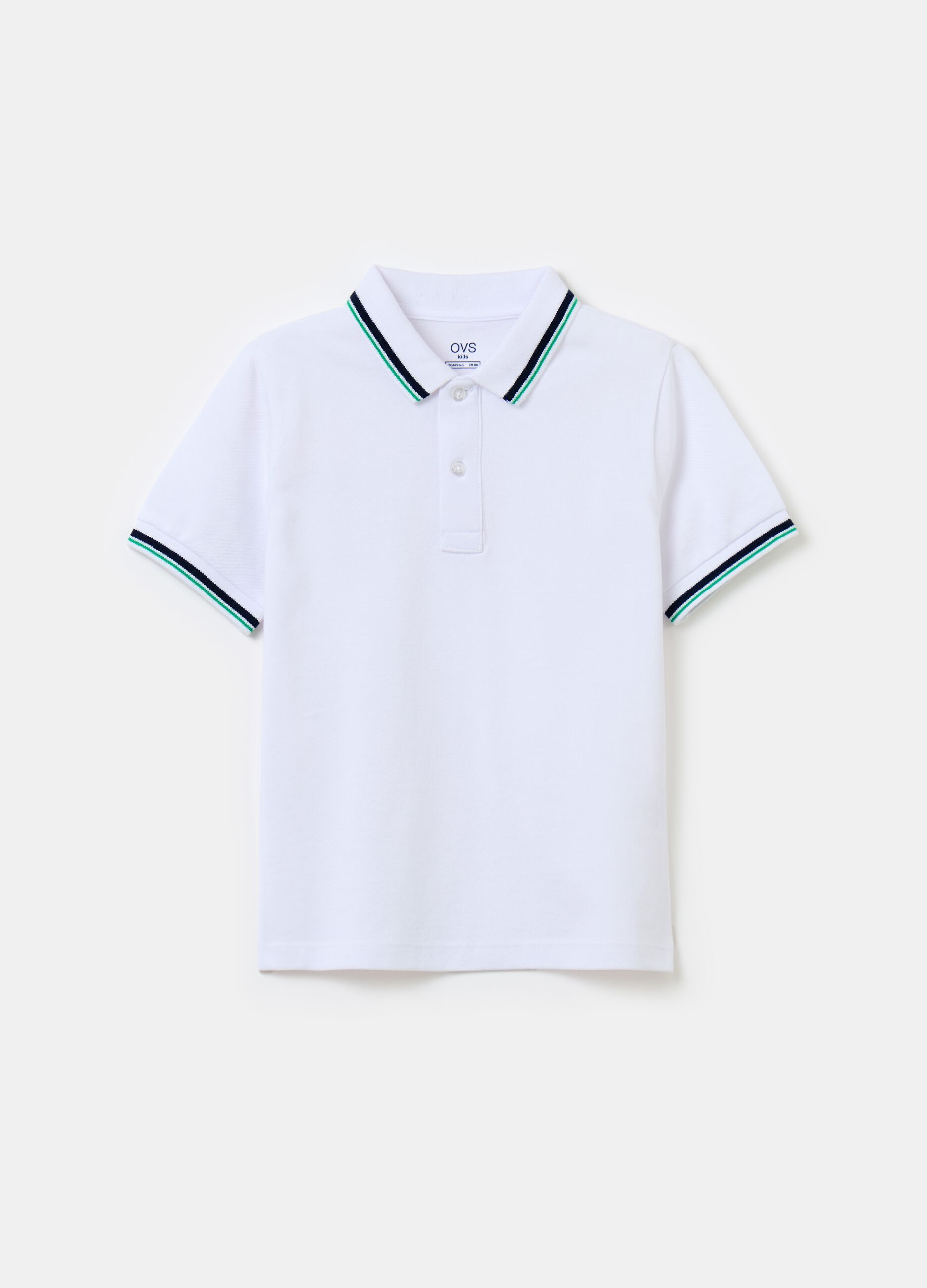 Polo bianca bambino ovs new arrivals