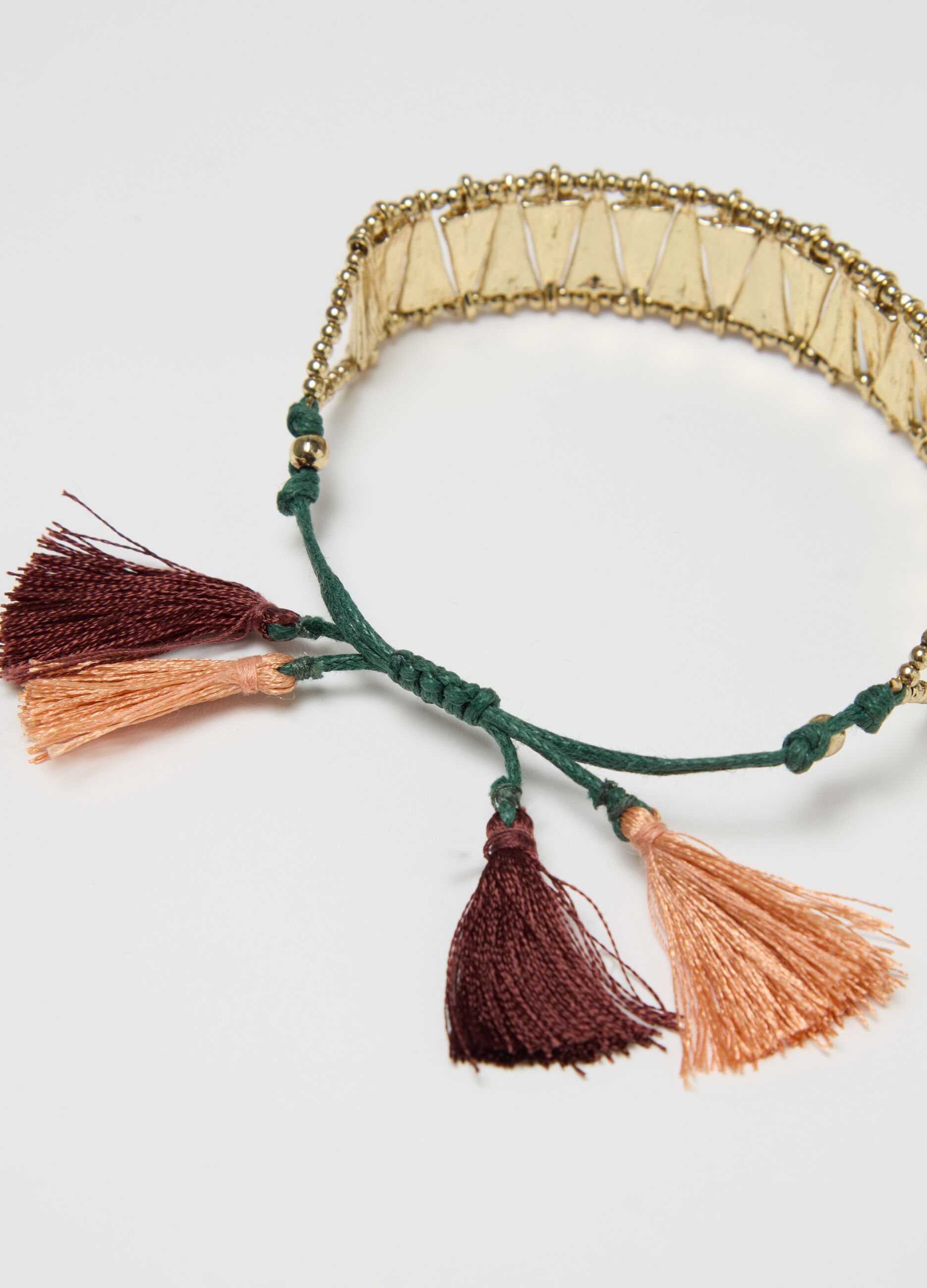 Bracelet with tassels