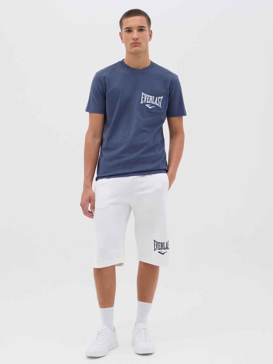 Navy Blue Everlast Cotton T-shirt_1