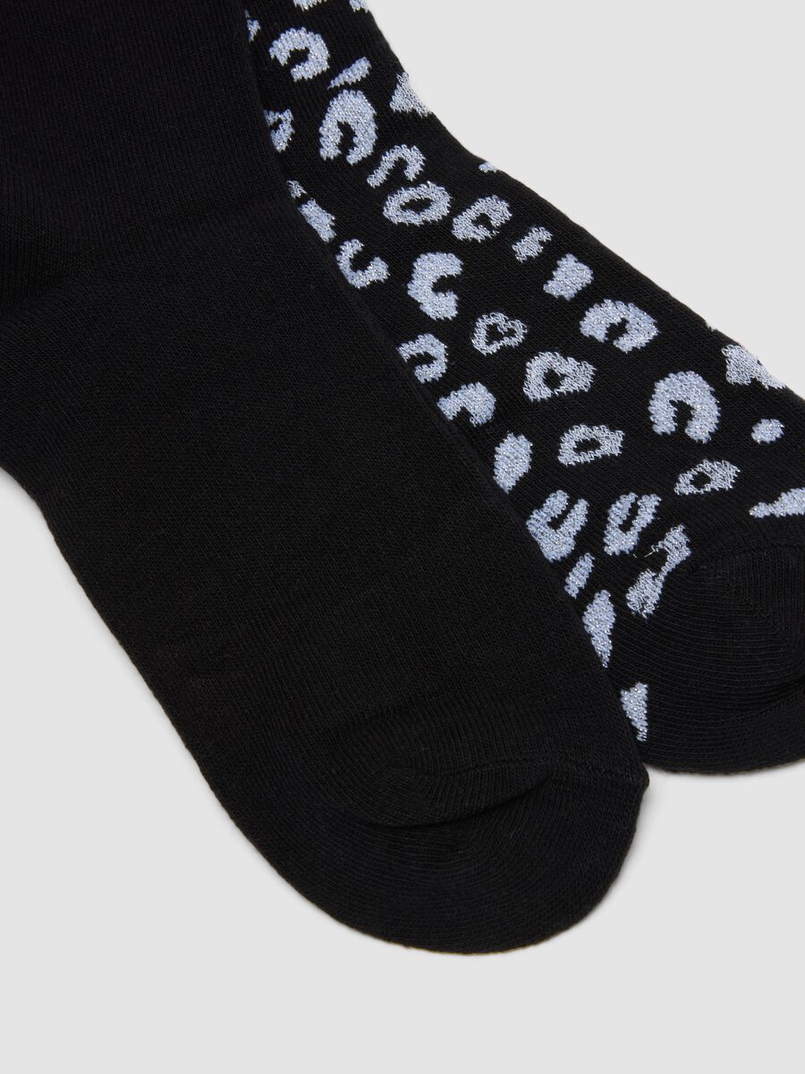 3-pack of black stretch organic cotton socks_2