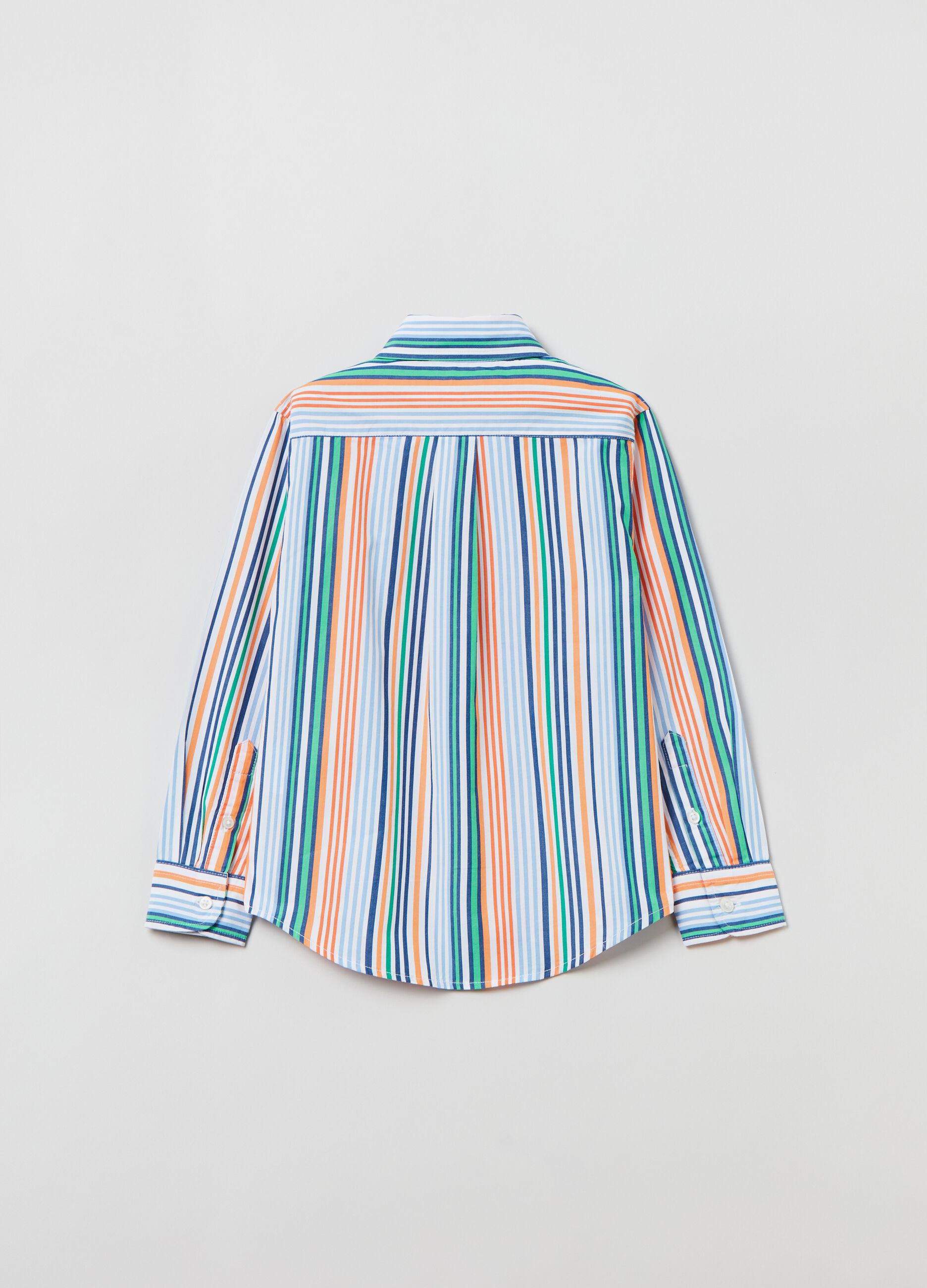 Camicia in cotone a righe_1