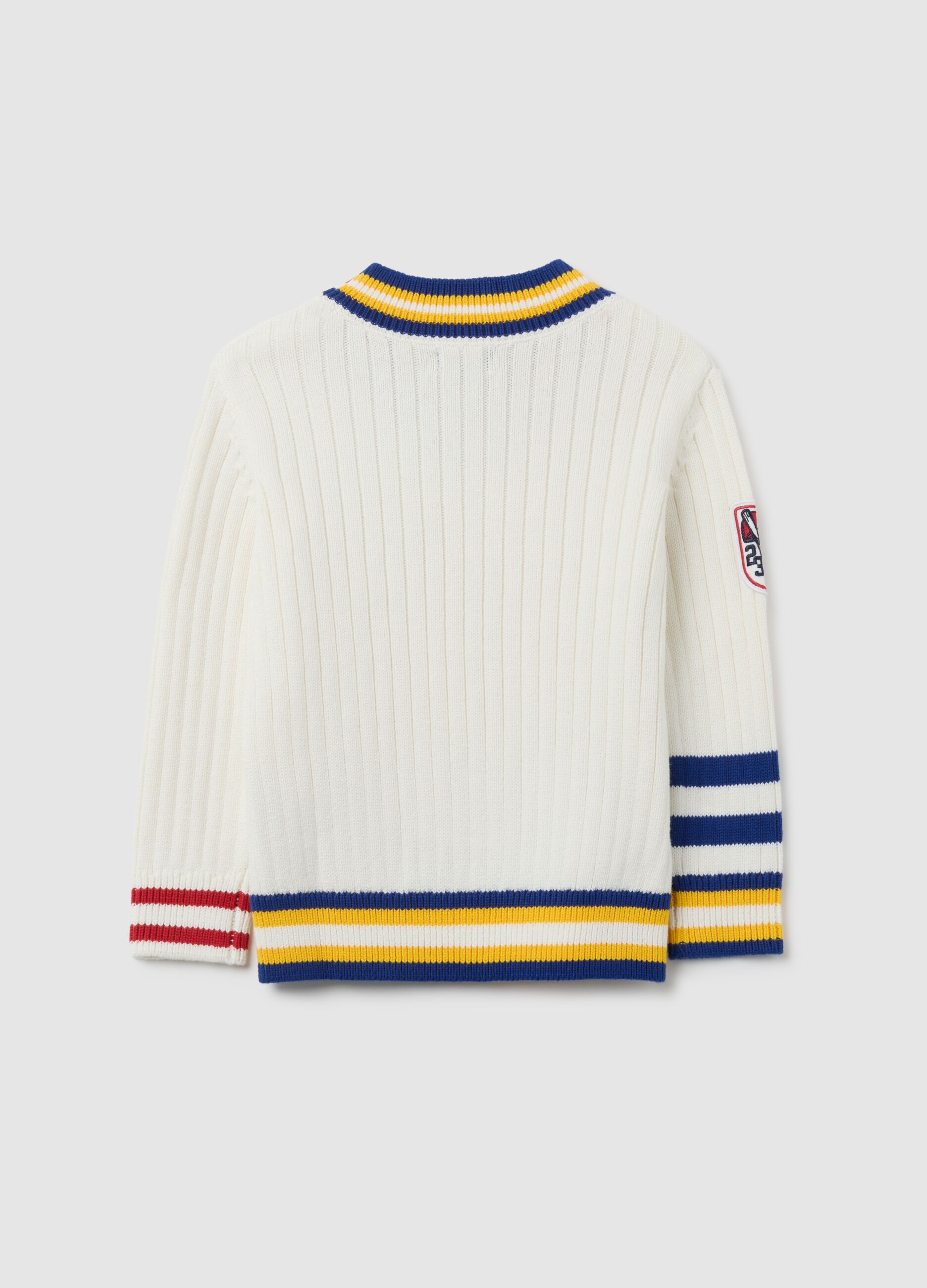 Children's Sweater in Pure Cotton Multicolour Regular Fit