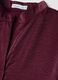 Red regular-fit viscose-blend blouse with Mandarin collar_1