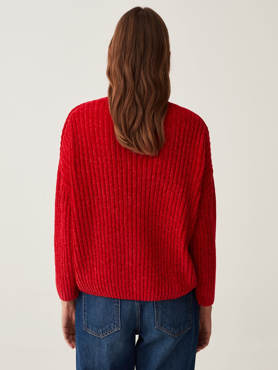 Pullover in ciniglia a coste_2
