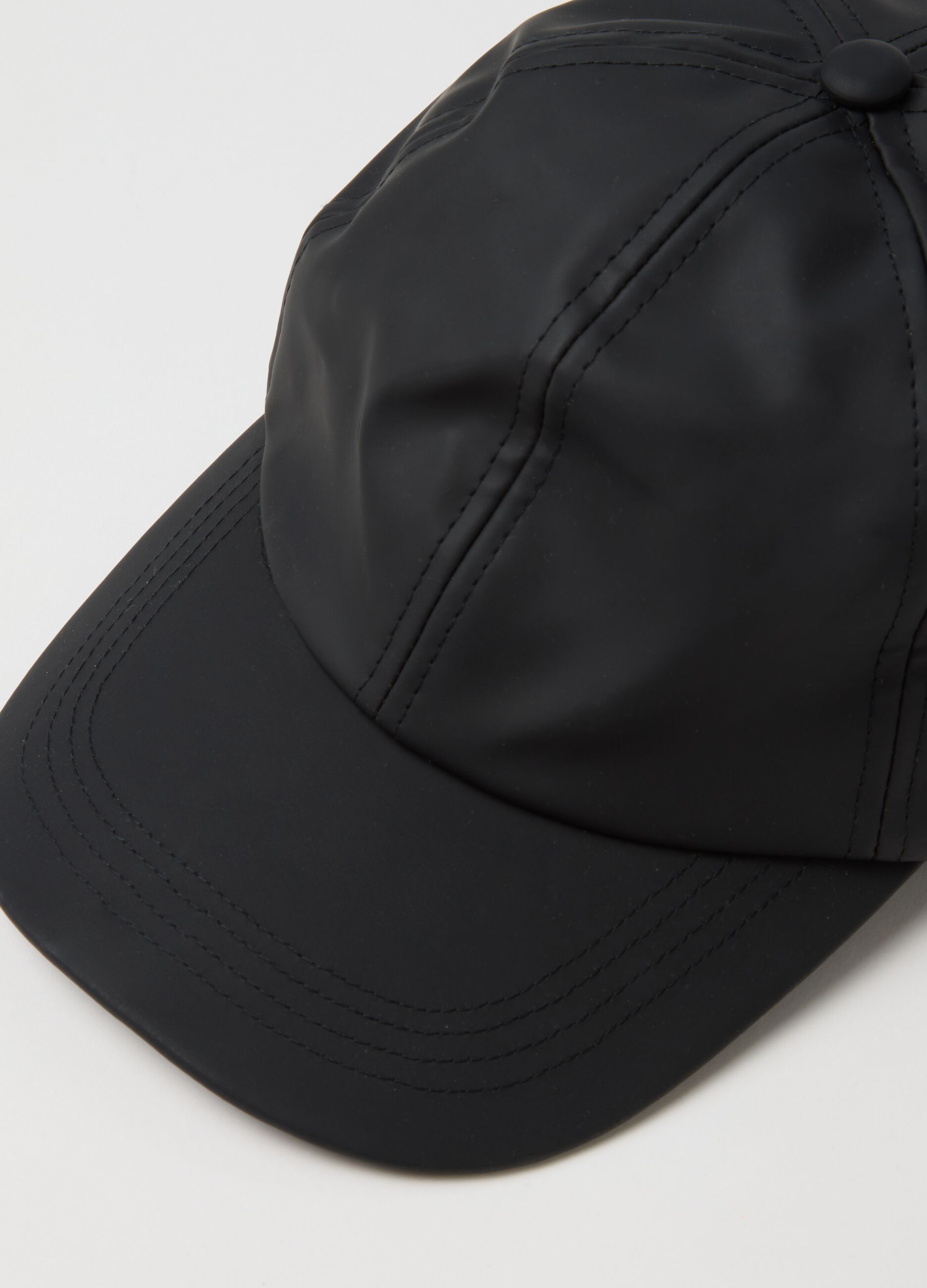 Black PVC Hat