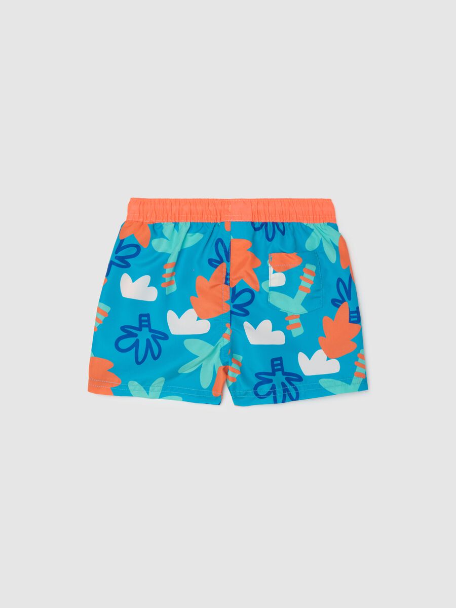 Children's multicolour blend regular fit swim shorts_1