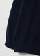 Children's blue sweater in pure cotton oversized fit_3