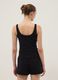 Black stretch cotton fitted vest top_3