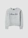 Grey marl stretch wool jumper with boat neckline_0