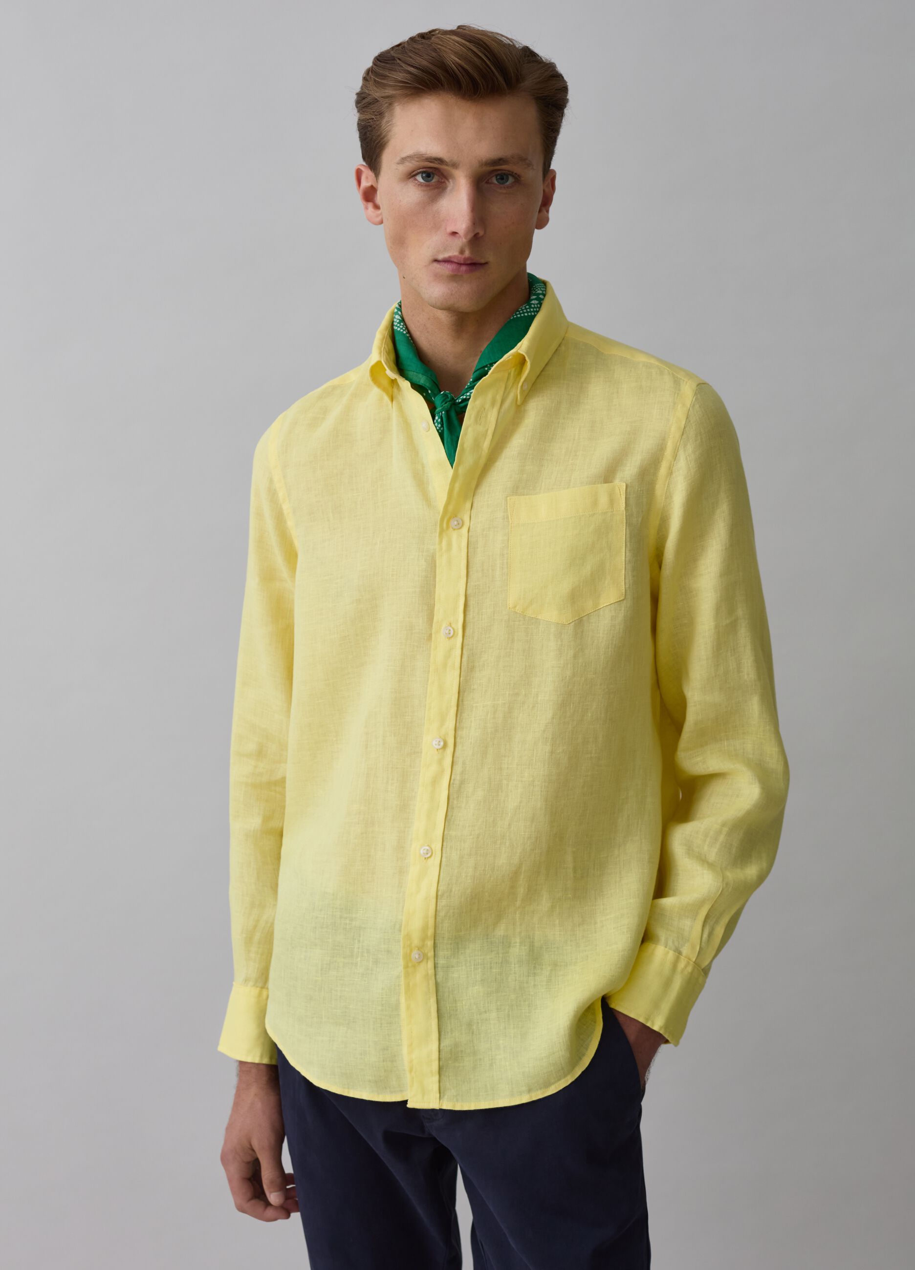 Abbigliamento Lino Uomo Giallo OVS