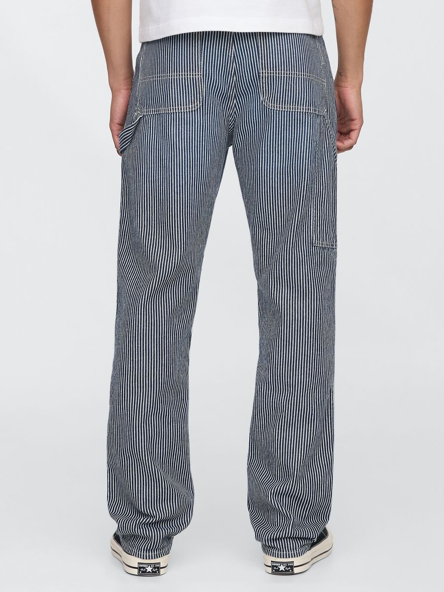 Striped Lyocell and Cotton Jeans by Gap_2