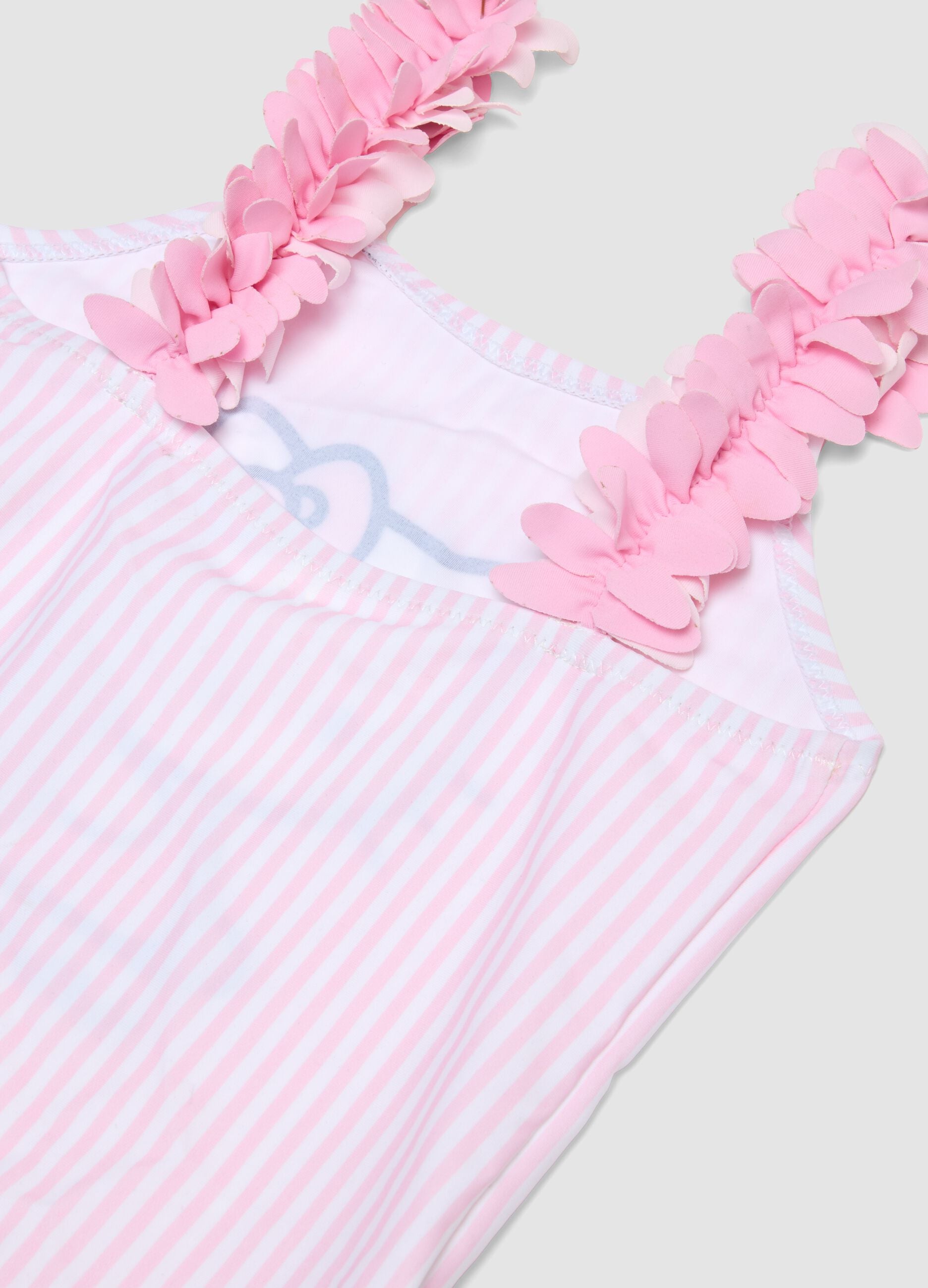 Pink stretchy swimsuit