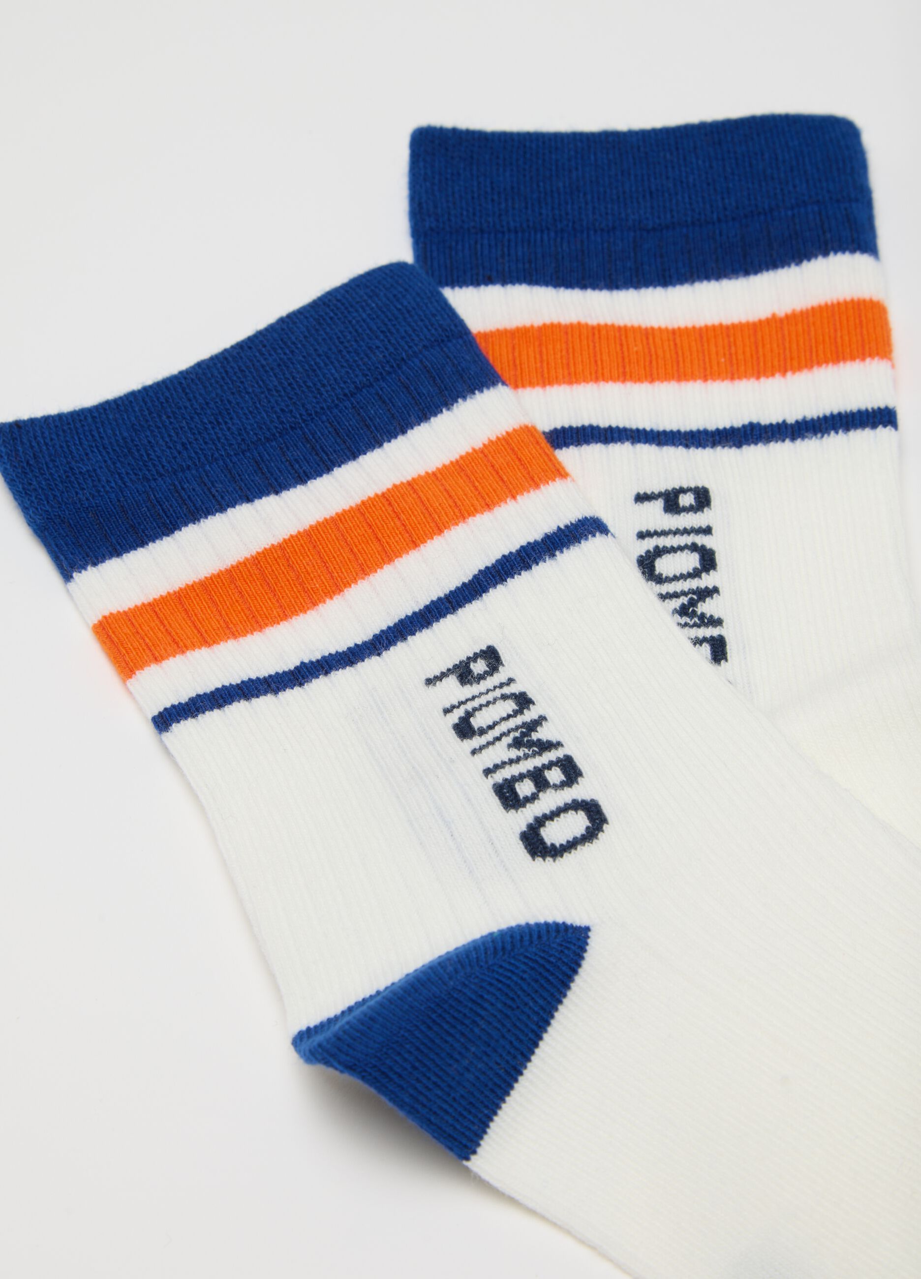 Set bipack calze da ragazzo in misto cotone multicolor elasticizzato