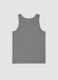 Men&rsquo;s grey regular-fit vest in 100% organic cotton_0