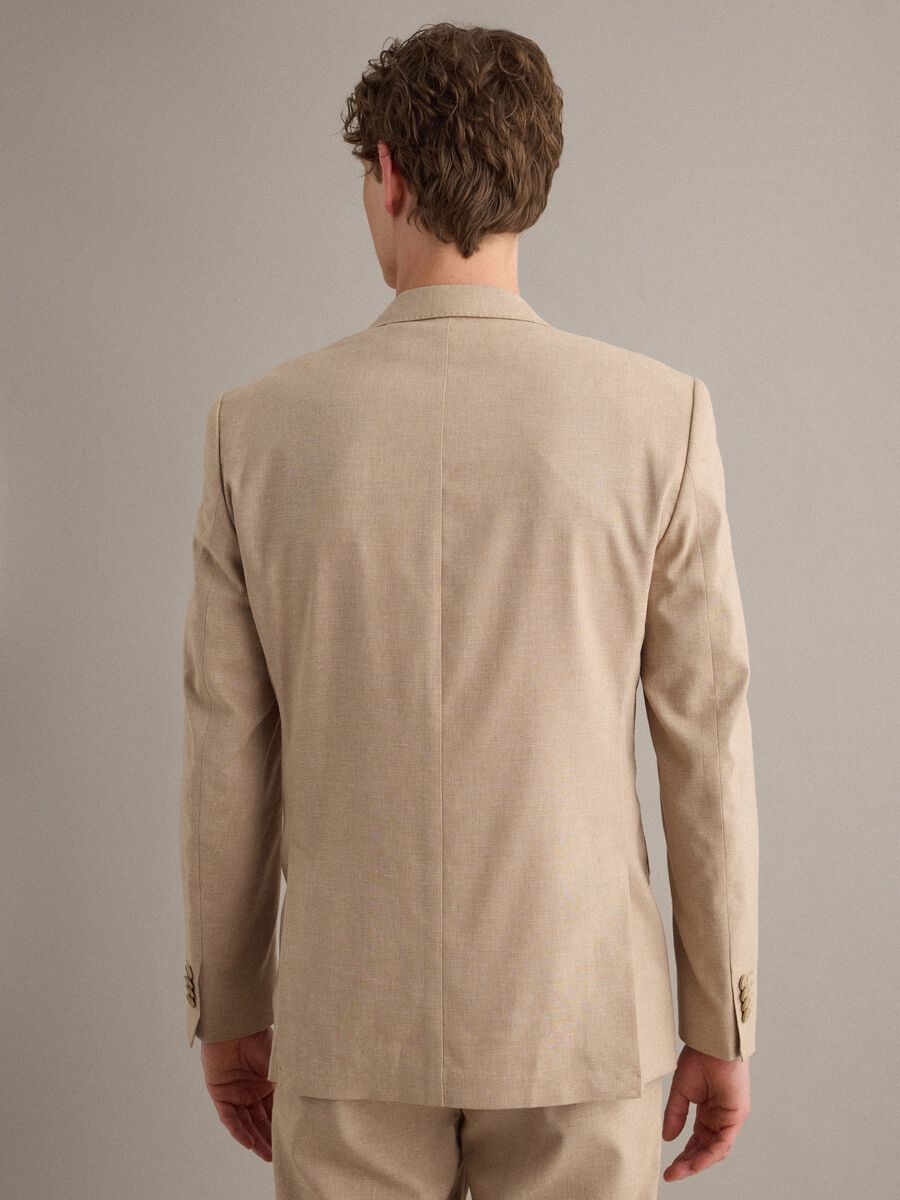 Blazer beige slim fit_4