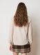 Regular fit beige satin shirt_2
