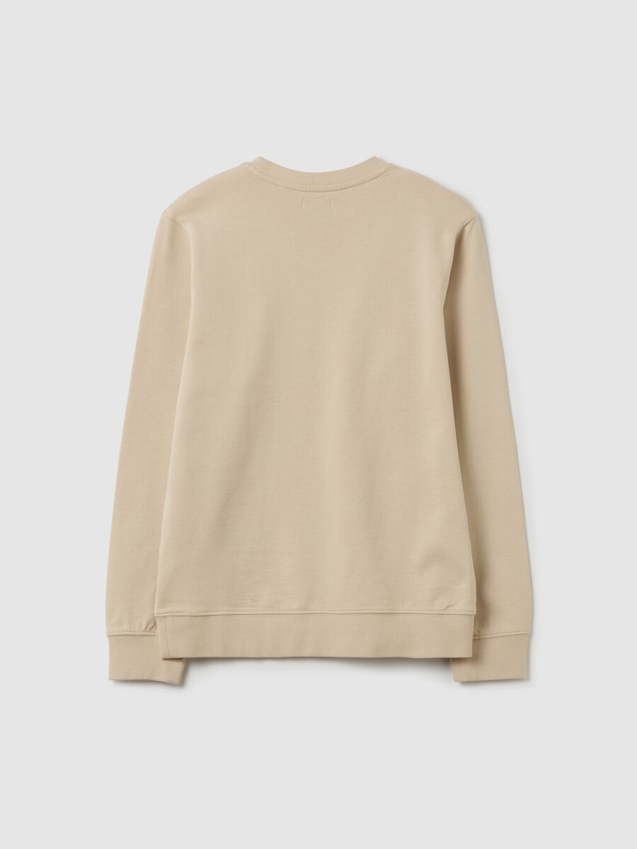 Round neck sweatshirt with print_4