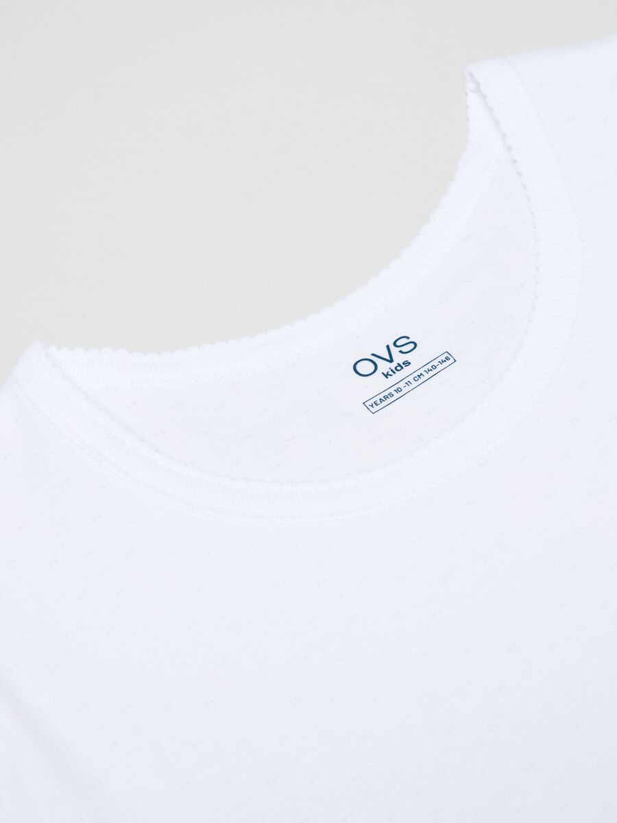 T-shirt intima in caldo cotone pointelle_2