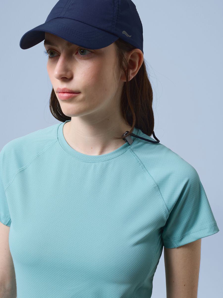 T-shirt tecnica ALTAVIA SAILING verde in tessuto elasticizzato_2