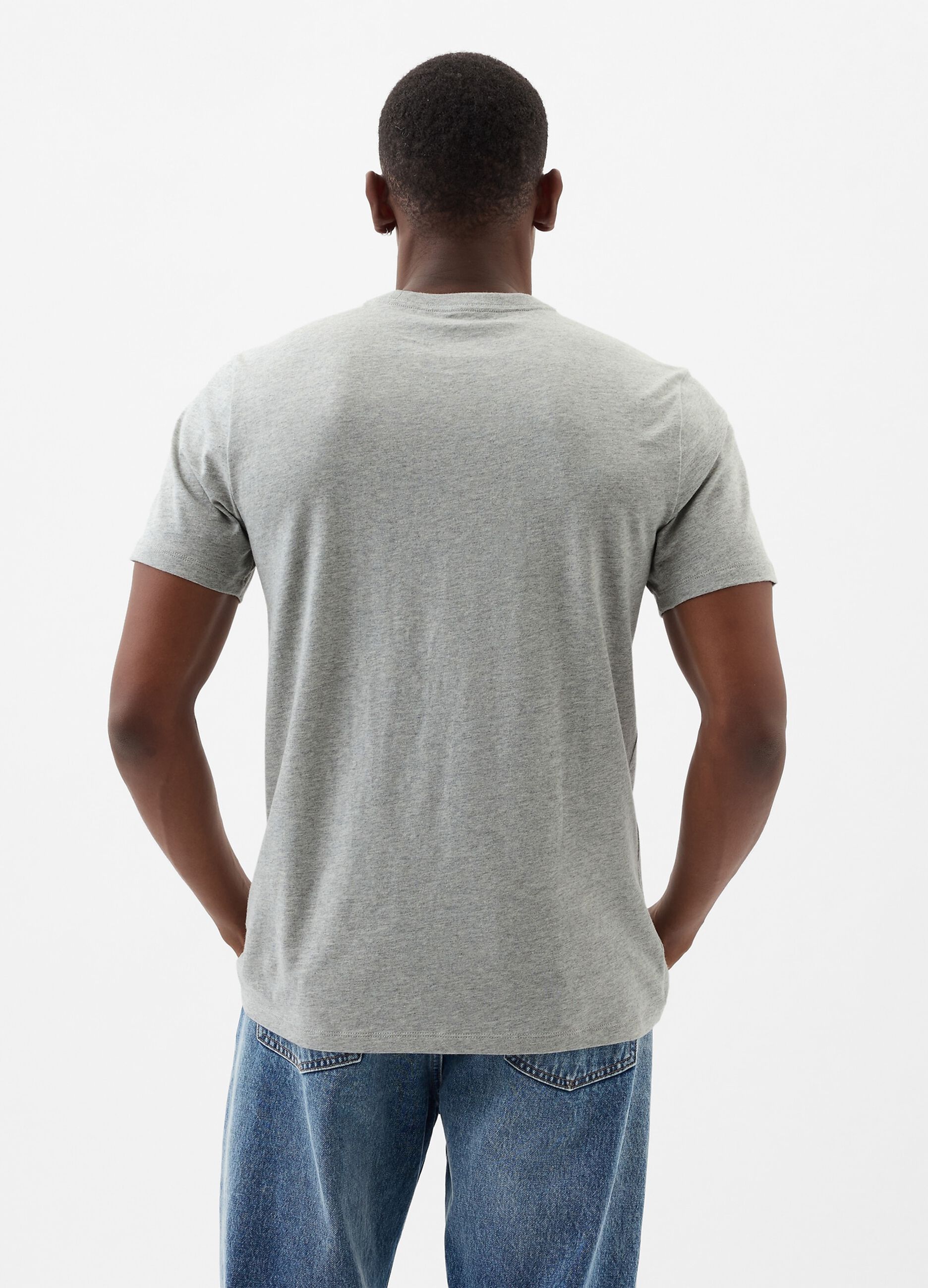 Cotton T-shirt with logo print
