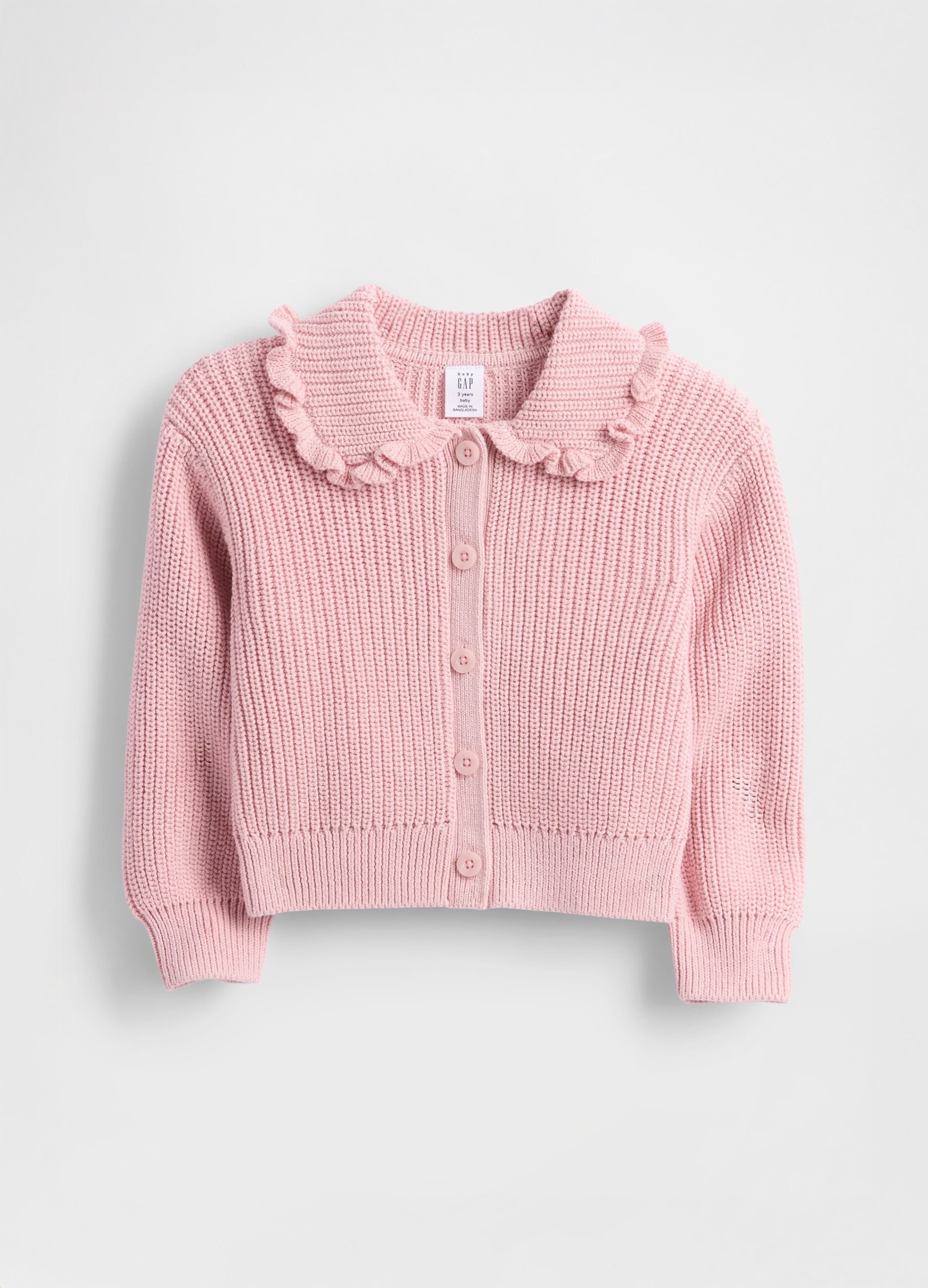 Cardigan rosa in cotone