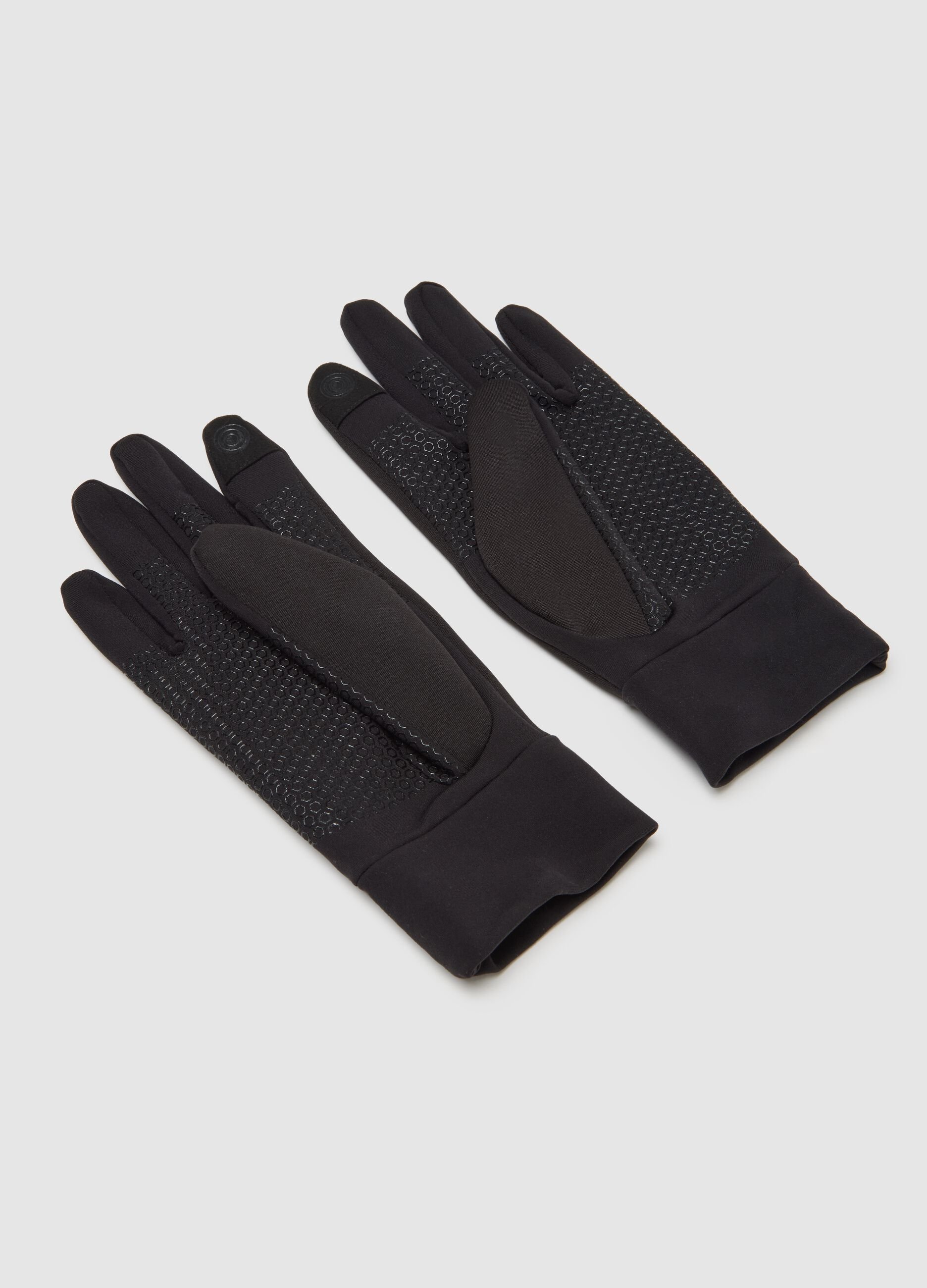 Lightweight Technical Fabric Gloves ALTAVIA WITH DEBORAH COMPAGNONI