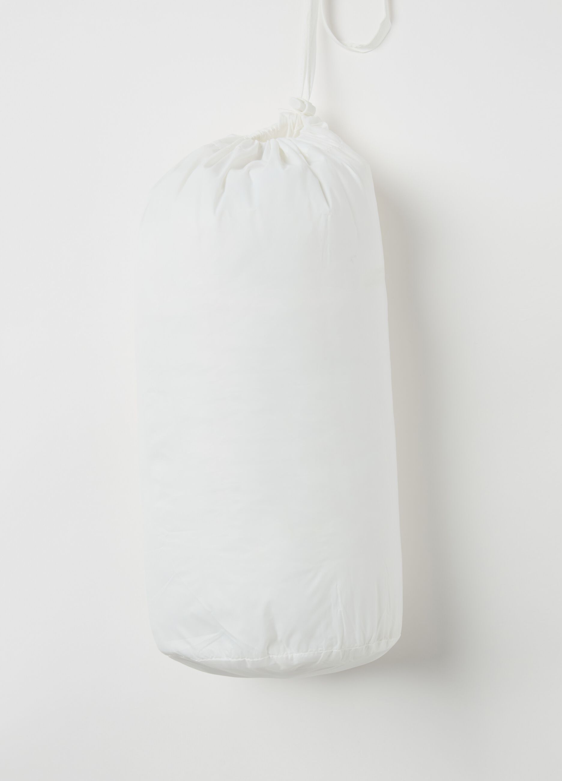 Full-zip ultralight gilet with high neck