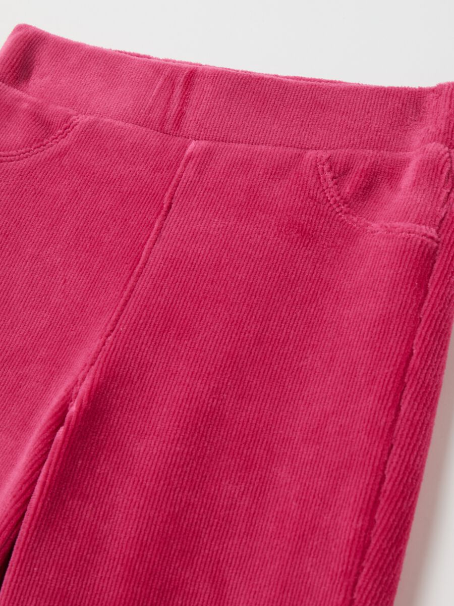 Flare-fit corduroy treggings_2