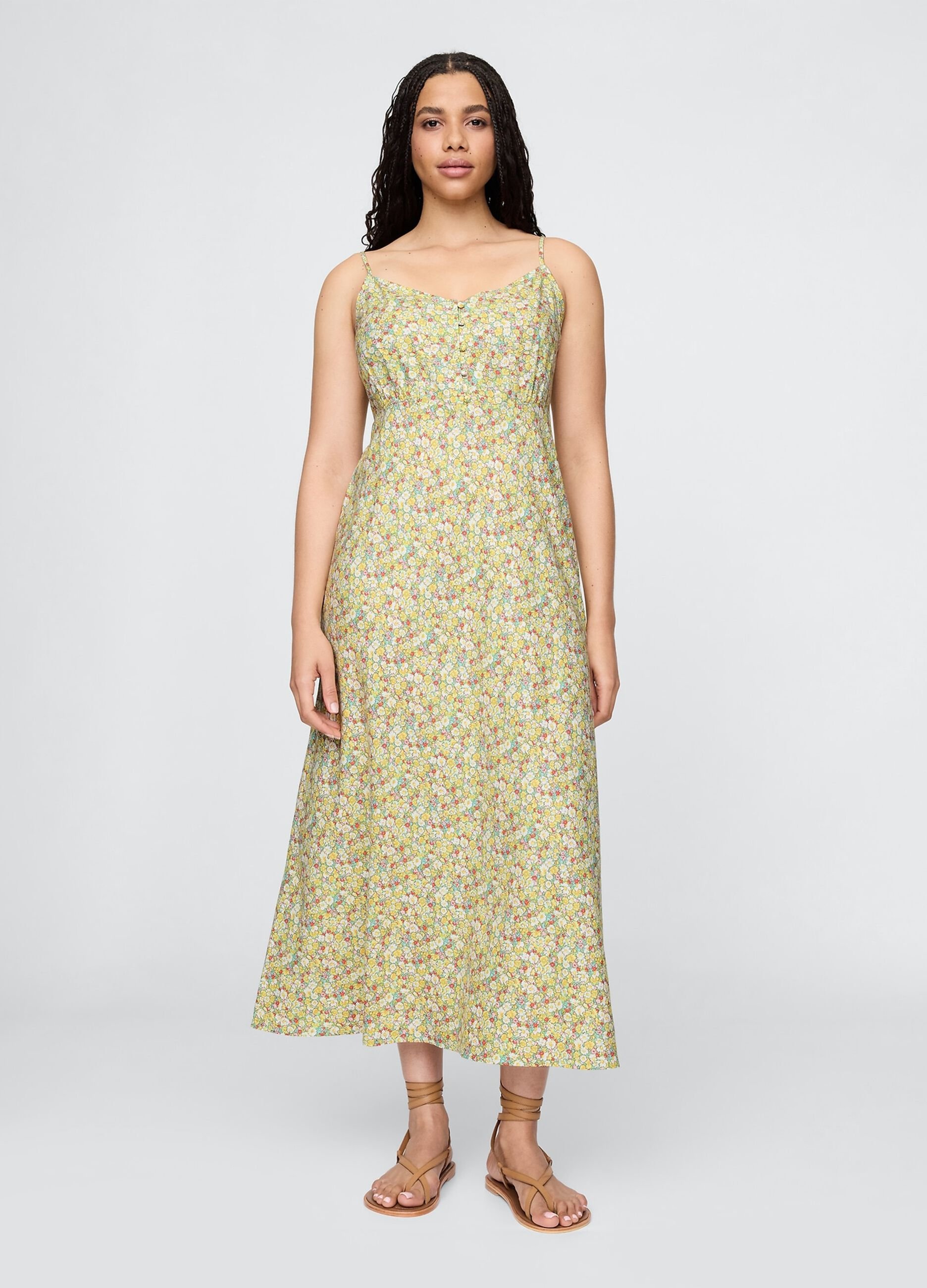 Multicoloured Floral Maxi Dress