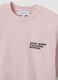 Pink relaxed-fit pure cotton T-shirt with print_6