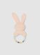 Bunny rattle with clear ring_1