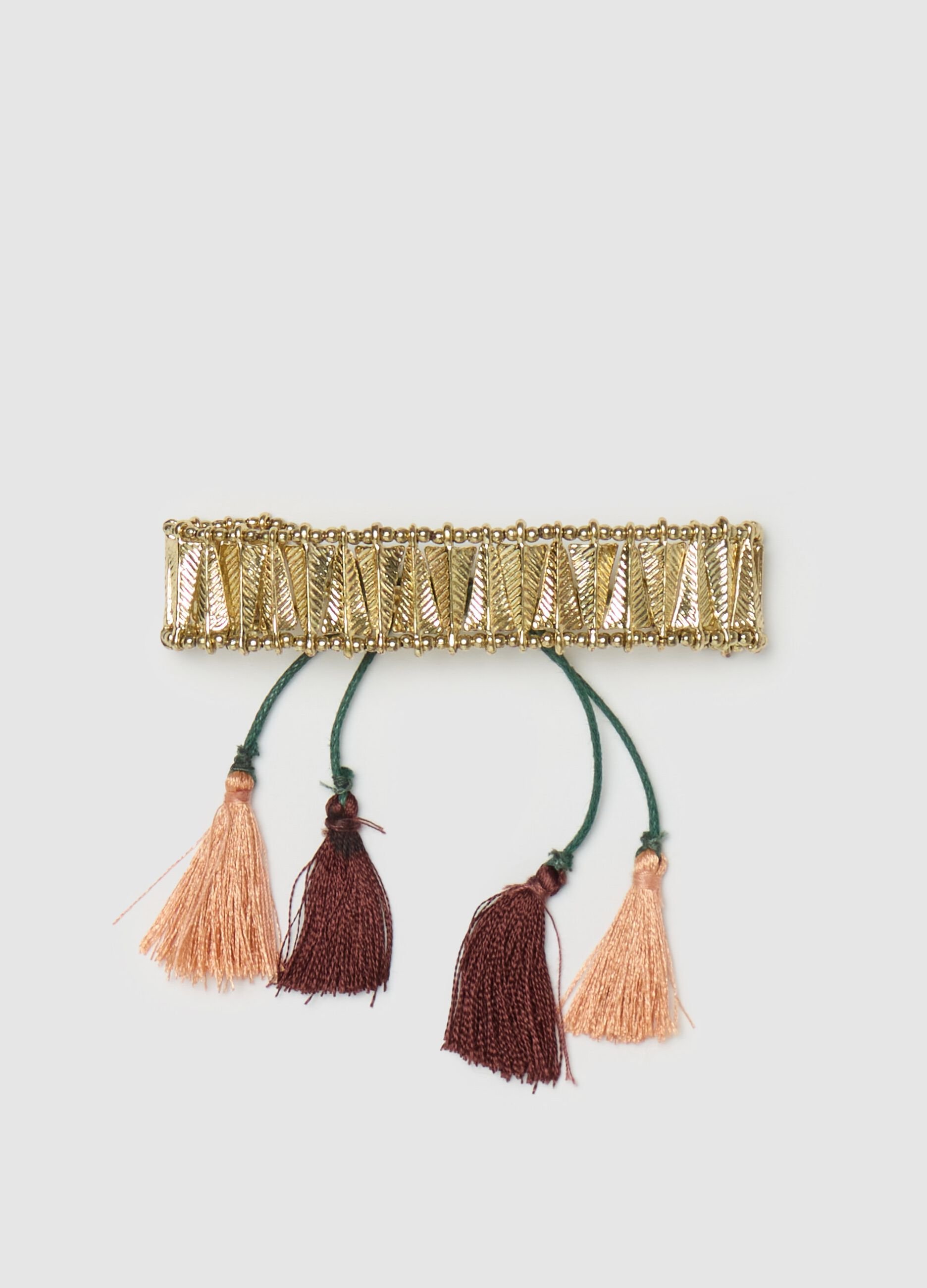 Bracelet with tassels