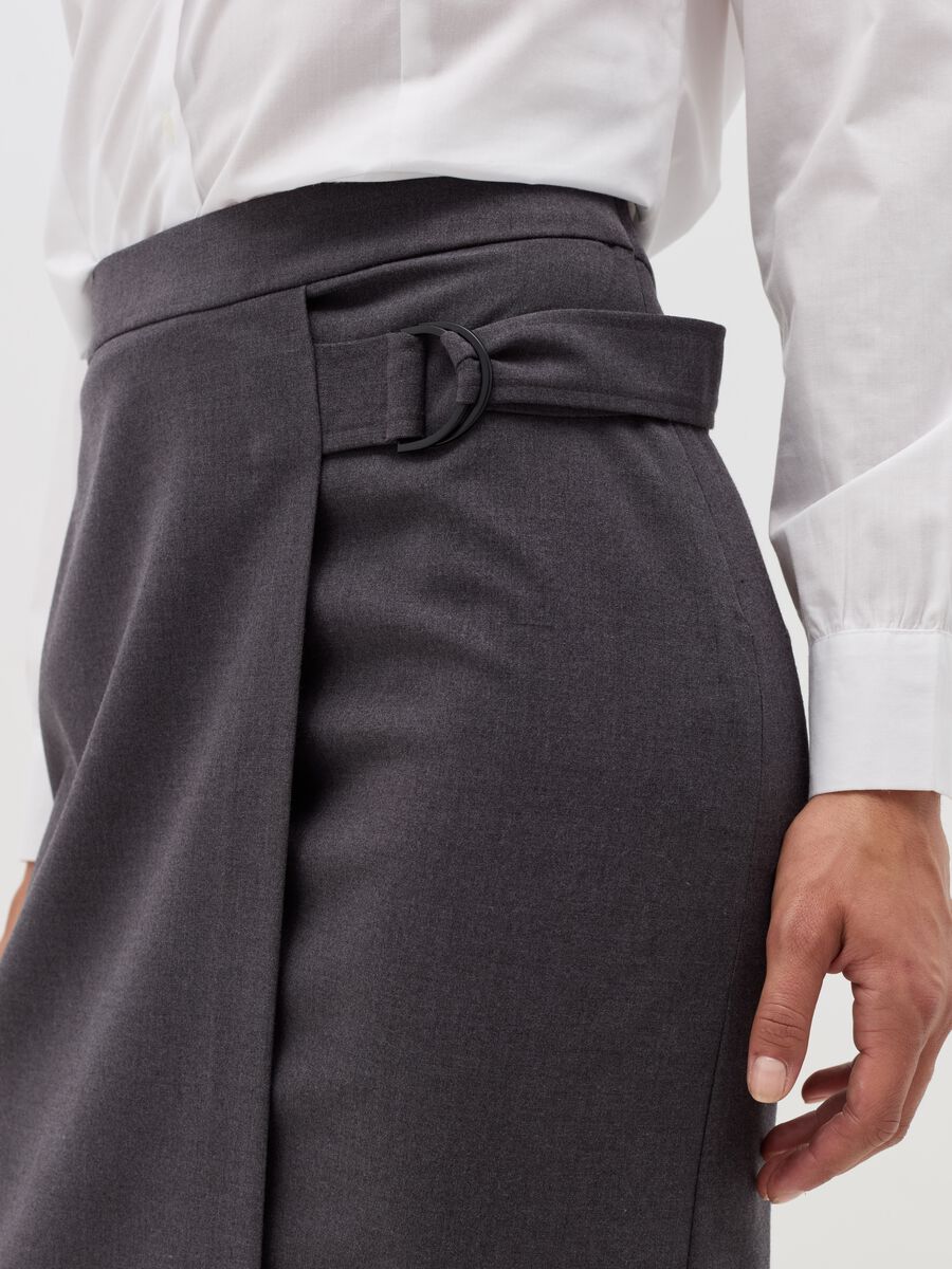 Gonna midi asimmetrica melange_2