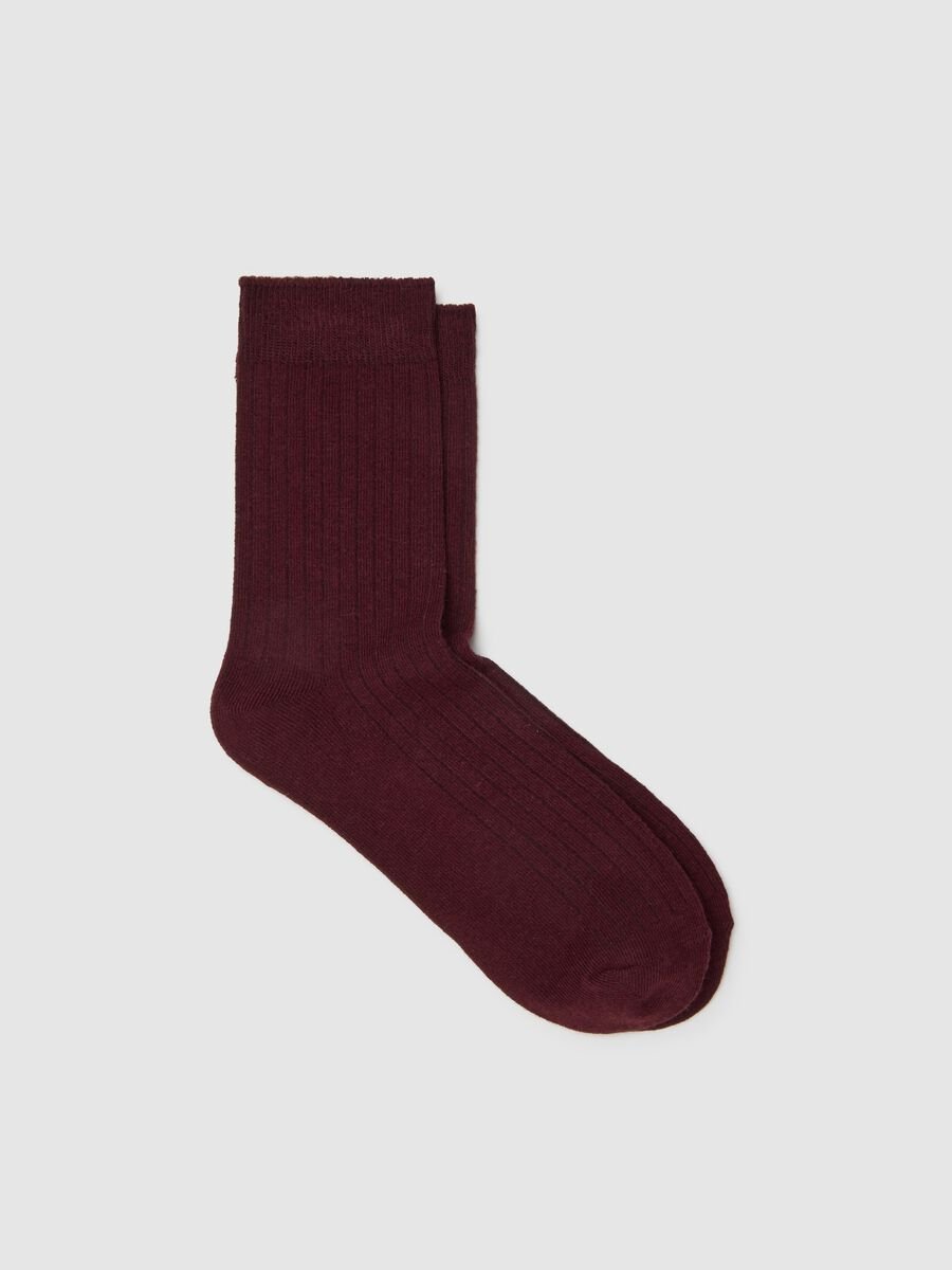 Long Stretchy Red Socks_0