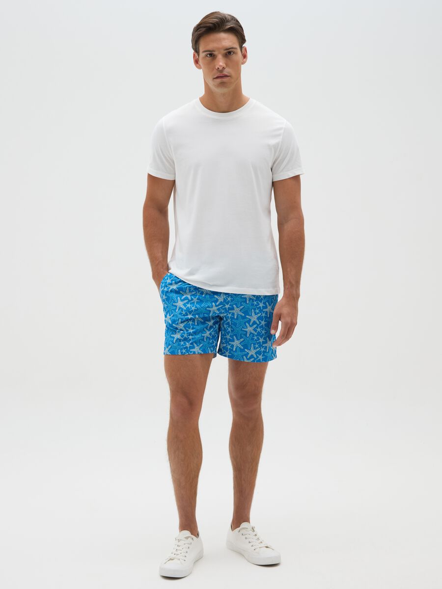 Men's Multicolour Swimwear with Starfish_0