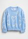 Blue cotton jumper for girls_0