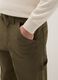 Slim Fit Green Stretch Cotton Chino Trousers_3