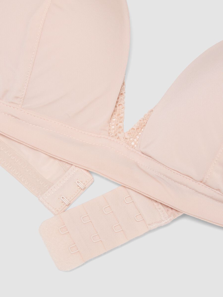 Reggiseno a triangolo rosa in tessuto elasticizzato con imbottitura removibile_5