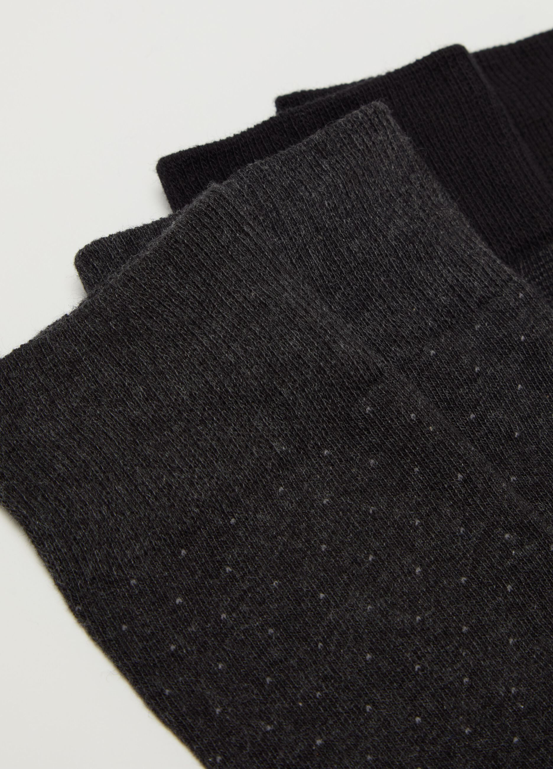Tripack calze fantasia micro pois e righe