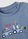 Light blue pure organic cotton crew-neck pyjamas_3