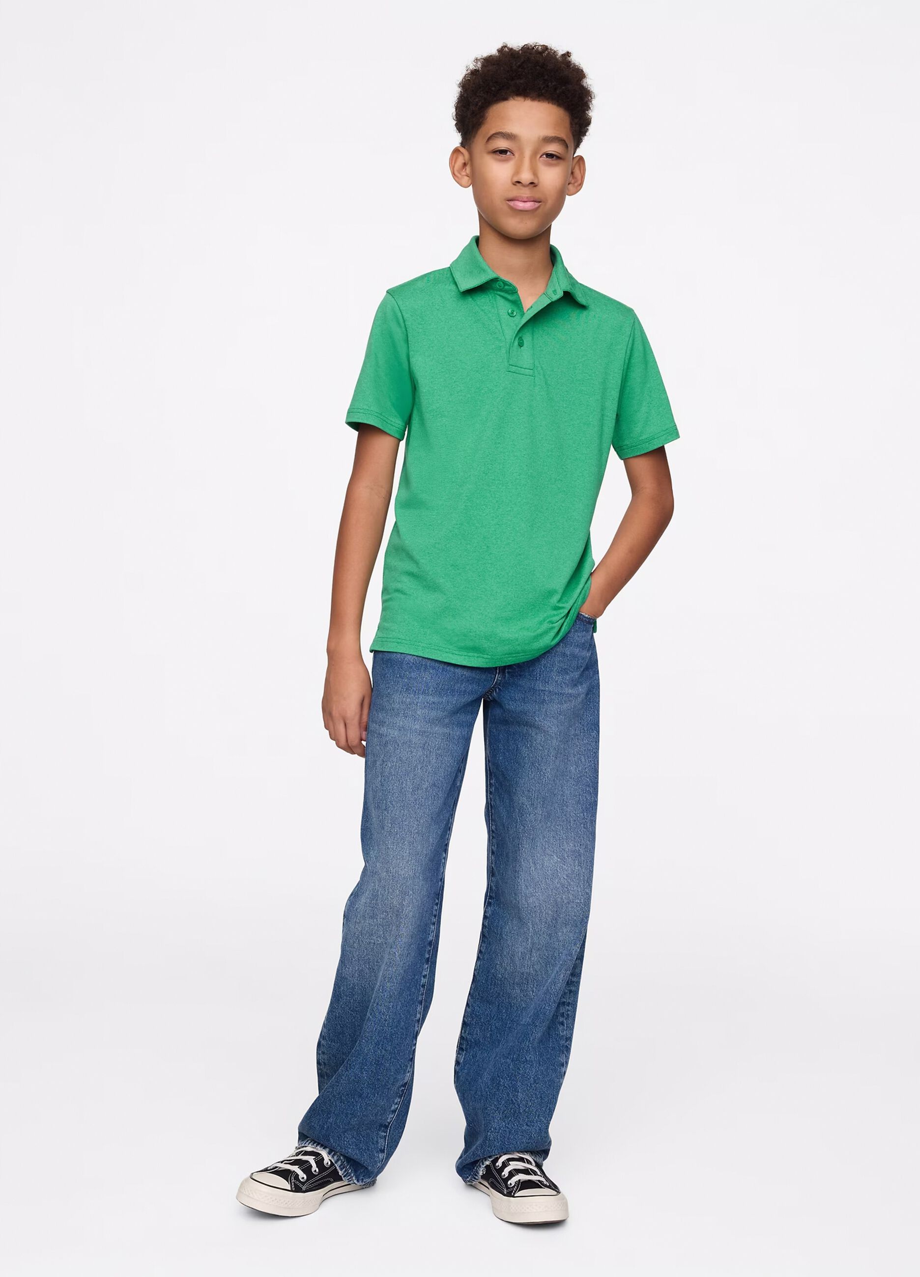 Polo in tessuto stretch