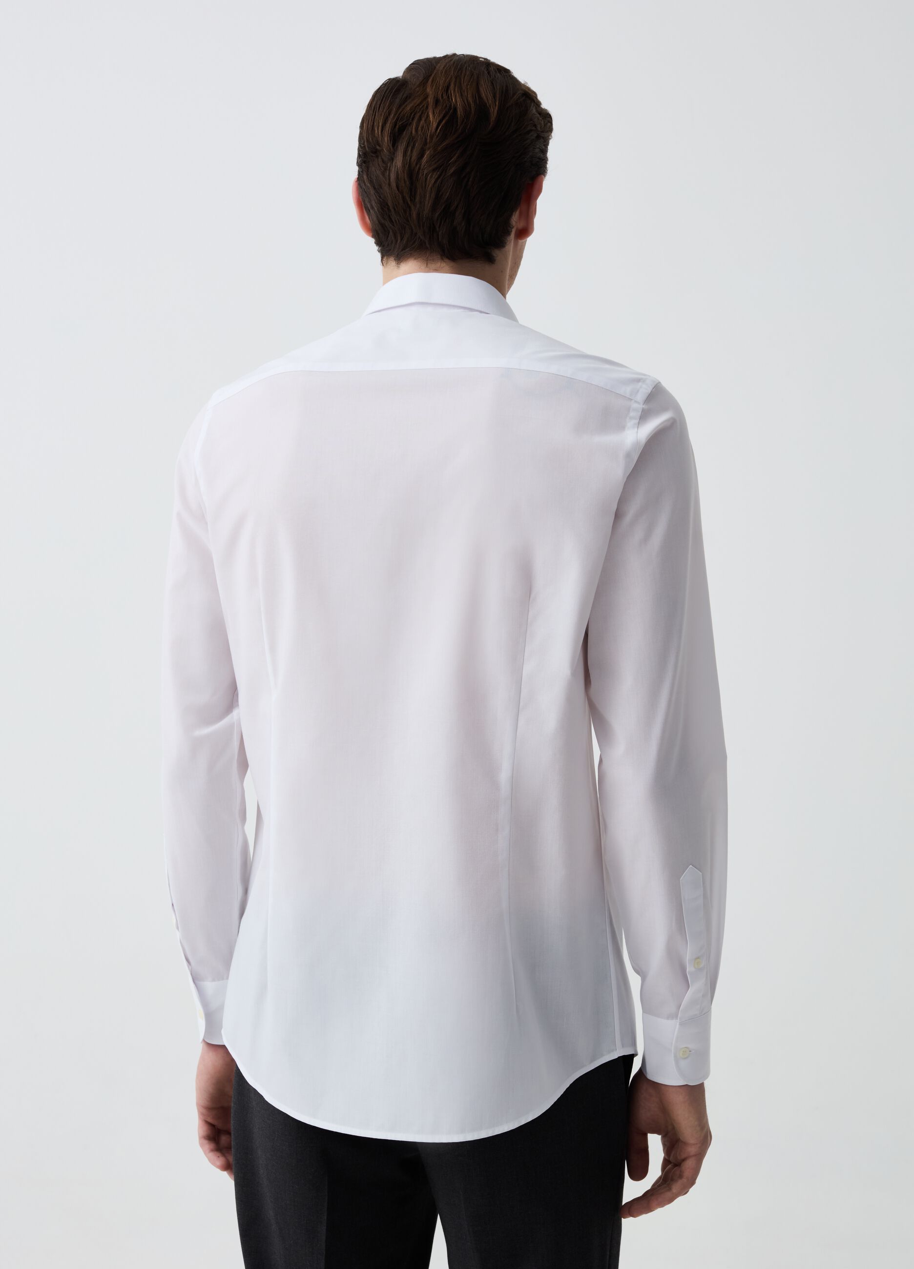 Camicie Slim Fit da Uomo Casual Eleganti Elasticizzate OVS