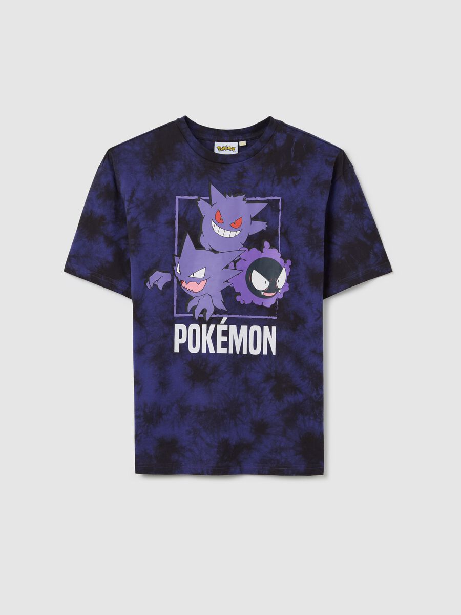 Black and purple T-shirt with Pokémon print_3