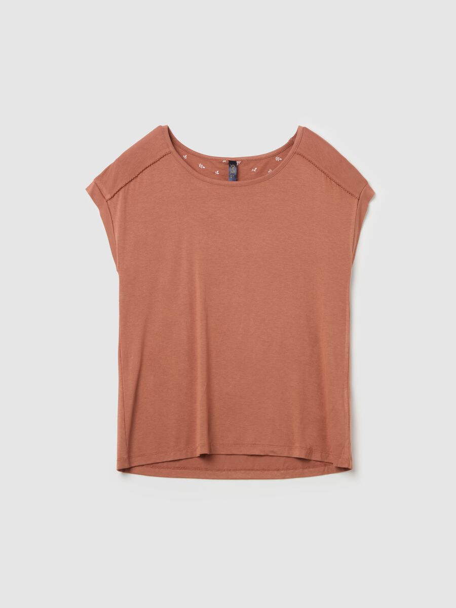Pyjama top with embroidered detail_4