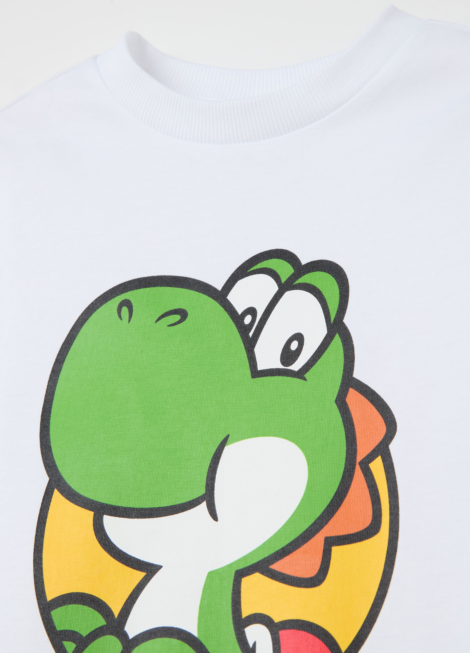 T-shirt in cotton with Super Mario™ Yoshi print