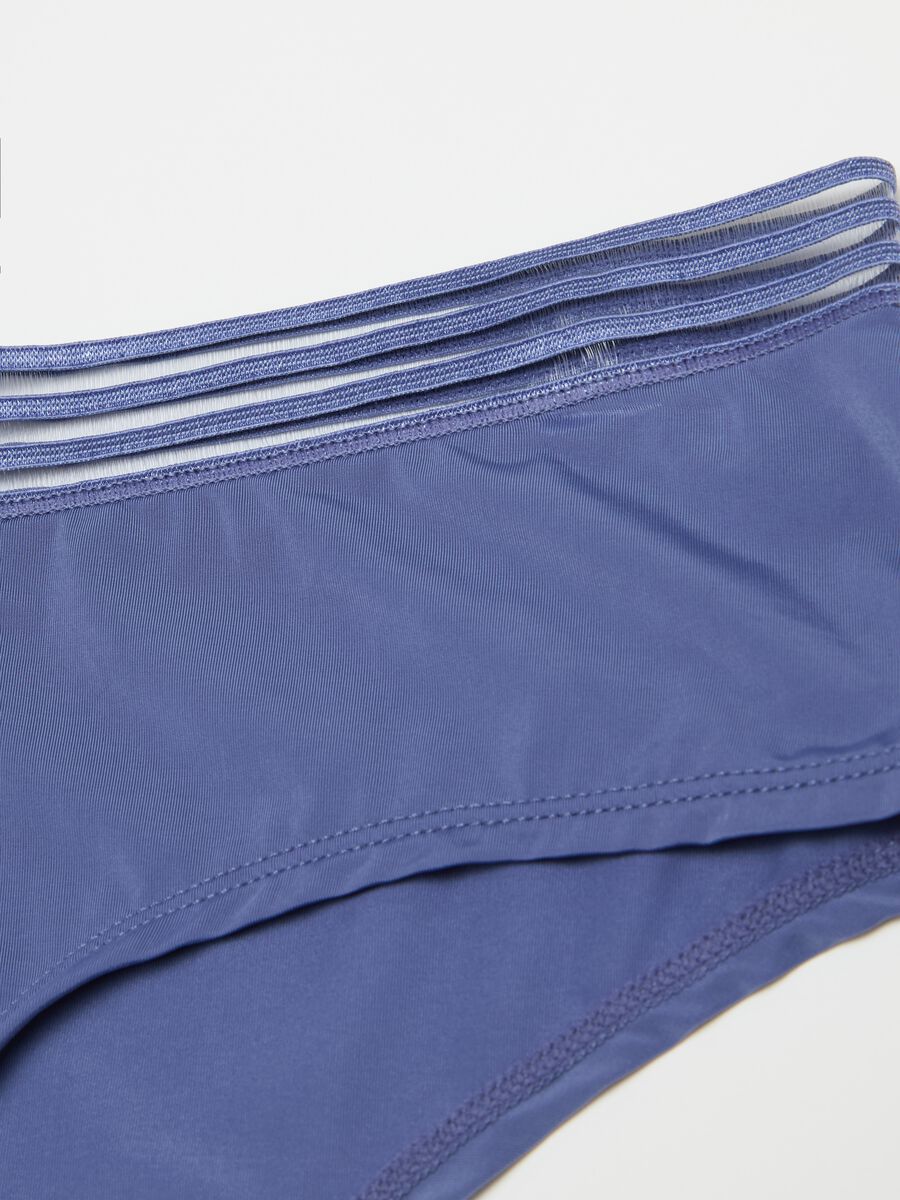 Culotte in microfibra con elastico rigato_5