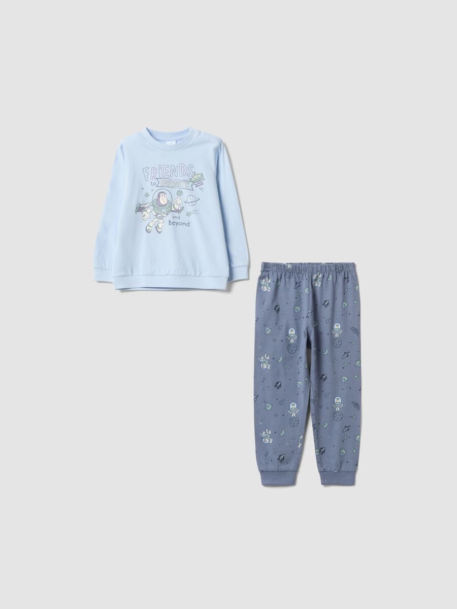 Light blue Toy Story organic cotton pyjamas for baby and toddler_0